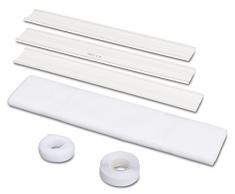 Windhager Fliegengitter Türvorhang, Weiß, 95 x 215 cm