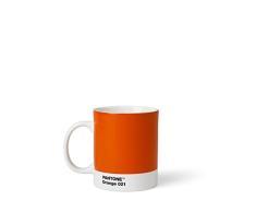 Pantone Kaffeetasse, Porzellan, Orange 021, 8.4 x 8.4 x 12.1 cm