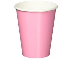 amscan 8 Papierbecher, 266 ml, Rosa