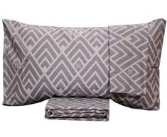 Laura Biagiotti Bettwäsche-Set für 2 Personen, Grau