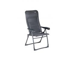 Crespo ap-215/86 air-Deluxe Camping Stuhl, grau, 58 x 64 x 118 cm