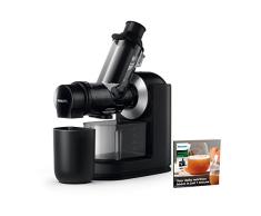 Philips HR1889/70 Entsafter (150W, 1L, inklusive Rezeptheft) schwarz/silber