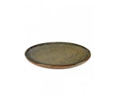 SERAX B5116203B Oberfläche Teller Töpferei grau, rost