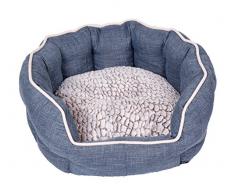 Dream Pfoten Gemütliches Bett, mittel/groß, blau