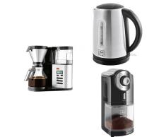 Melitta Aroma Elegance Deluxe 1012-03Filterkaffeemaschine + Melitta Wasserkocher + Melitta 1019-02 Kaffeemühle