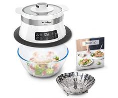 Moulinex VJ504010 VJ504-SteamUP VJ504 Dampfgarer, Weiß