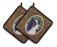 Caroline s Treasures Papillon Paar Topflappen ss8896pthd, 7.5hx7.5 W, multicolor