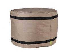 Zigg-Zagg Hocker, 75 x 53 cm, braun