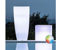 Vase rund STILO Lamp mit Innenlicht. Polyethylen bunt. Elegante in Puro Stil Modern, ist ein gutes Wohnaccessoires und passt zu vielen Umgebungen in denen angebracht werden.