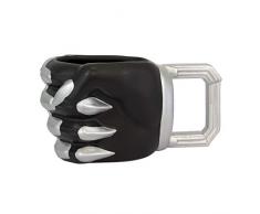 Paladone PP4838BP Tasse in Panther-Form, Comic-Buch, schwarz, Keramik, Tee, Kaffee, cool, toll für Büro oder zu Hause, offizielles Marvel-Lizenzprodukt