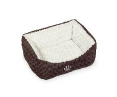 Nobby Komfortbett NEIKU braun / weiß L x B x H: 60 x 48 x 19 cm