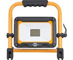 Brennenstuhl Mobiler Akku LED Strahler JARO 3000 MA / LED Baustrahler 30W für außen IP54 (LED Arbeitsleuchte mit 3 Schaltstufen, LED Arbeitsstrahler mit max. 14h Leuchtdauer, 3000lm, 6500K)