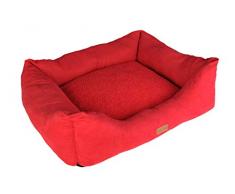 Wouapy Basic Line Hundesofa für Hunde, Größe L, Rot