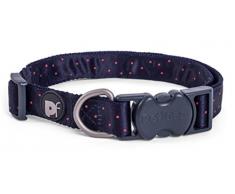 Petface Scarlet Ditsy Spot Hund Halsband, XS