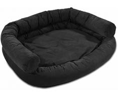 Knuffelwuff 12728 Hundesofa Luxor - Größe 4XL, 155 x 130 cm, schwarz