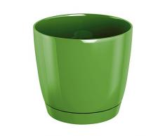 Prosper Plast duop120–370u 12 x 11 cm Coubi Blumentopf mit Untertasse – Olive