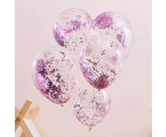 Ginger Ray Luftballons mit Glitzer, Pink