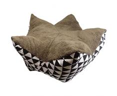 Hossis Wholesale Wohlfühloase - kuschliges Hundebett, waschbar, butterweich, Knopsen Prinzip, Supersoft Effekt - Größe M 65x30cm