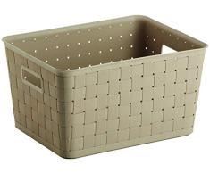 King Home Korb Rattan, Beige