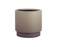 Hobby Flower Basic Blumentopf rund mit Selbstbewässerung 60 x 50 cm Taupe
