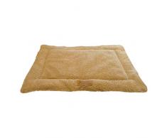 Ellie-Bo Hundebett, Sherpa-Fleece, passend Käfige und Käfige, Größe M, 76 cm, Beige