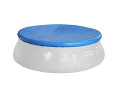 Jilong Pool-Abdeckung rund Abdeckplane für Quick-Up Pool Gr. Ø 240 - 244 cm runde Fast Set Pool Prompt Set Schimmbecken Schwimmbad Cover