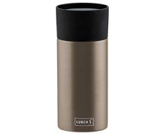 Lurch 240981 Isolier-Becher mit Einhandbedienung, Thermobecher 0,3 l, Edelstahl