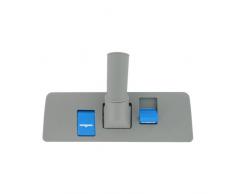 Nilfisk Europart Universal Nilfisk Bodendüse für Staubsauger, hochwertig, mit 2 blauen Pedalen, 32 mm, Kunststoff, Grau