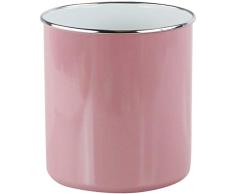 Reston Lloyd Model 82661 Large Enamel-on-Steel Vorratsdose, Emaille auf Stahl, rose