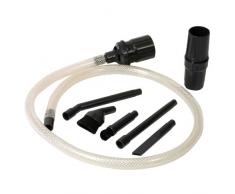 Menalux D18N Mikrodüsenset (Zubehör, Düsen für Detailreinigung, 7-teiliges Set, Adapter, Aufbewahrungsbox, flexibel einsetzbar, Staubsaugerdüse, passend für Staubsaugertypen mit 32/35 mm, schwarz)
