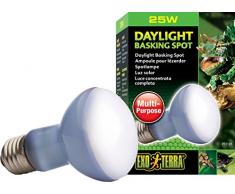 Exo Terra PT2195 Breitspektrum Tageslichtlampe Wärmestrahler Daylight Baski Spot 25W