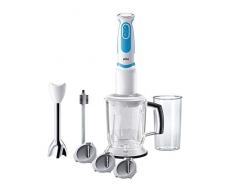 Braun 0X22111260 Minipimer 5 MQ5060WHBL Twist Stabmixer, Blau, Weiß