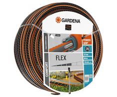 Gardena Comfort FLEX Schlauch 19 mm (3/4 Zoll), 50 m: Formstabiler, flexibler Gartenschlauch mit Power-Grip-Profil, aus hochwertigem Spiralgewebe, 25 bar Berstdruck, ohne Systemteile (18055-20)