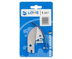 Original LÖWE Ersatzteilset 1.007 Ersatzteile für Amboss Gartenschere - 5 teiliges Set aus Ersatzklinge Ersatzamboss Ersatzfeder und Schrauben für Ambossscheren 1.101 1.102 1.104 1.107 1.109