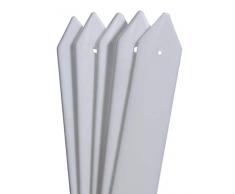 Windhager Bindeetiketten, Pflanzenstecker, Stecketiketten, zum Beschriften für Pflanzen, Pflanzschilder, 25 Stück, weiß, 70679
