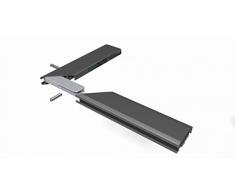 Windhager Insektenschutz Eckverbinderset Zubehör für Fliegengitter Spannrahmen Fenster und Türen aus Kunststoff, anthrazit, 03535