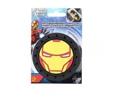 Marvel Iron Man Heavy Duty Gummi Auto Cup Untersetzer 2 Stück