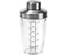 Cole & Mason Dressing-Shaker, Edelstahl/Acryl, 9 x 9 x 17 cm