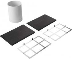 Siemens LZ29IDP00 Cooker Hood Exhaust Air Set Zubehör für Dunstabzugshaube - Kaminzubehör (Cooker hood exhaust air set, schwarz, weiß, Siemens, 27 mm, 1,07 kg, 260 mm)