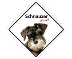 Magnet & Steel USA Inc. Kunststoffschild Schnauzer on Board