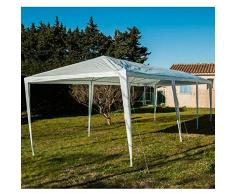 Werkapro 8911 Partyzelt 3x9m Höhe 2,5m Gestell Metall lackiert weiß