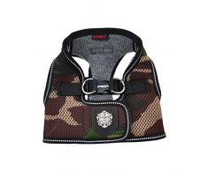 Puppia PLRD-HB9345 Geschirr Thermal Soft Vest Harness, S, camo
