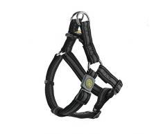 HUNTER Manoa Vario Quick Geschirr für Hunde, Mesh-Material, weich, gepolstert, reflektierend, M, grau