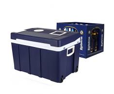 Gino Gelati 50 Liter 2 in 1 Mini Kühlschrank Kühlbox für Bierkasten Warmhaltebox Campingkühlschrank 12 & 220 Volt GG-55W-50L Cooling Box