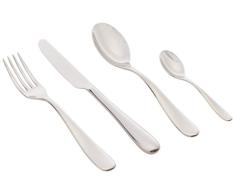 Alessi Nuovo Milano Besteckset, 24 teilig, Tafelmesser mit Zylinderblock