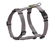 HUNTER VARIO RAPID Geschirr für Hunde aus Nylon, 5-fach verstellbar, weich, robust, S, grau