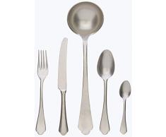 Mepra Dolce Vita Besteck-Set, Edelstahl, 41 x 33 x 21,5 cm, Silberfarben