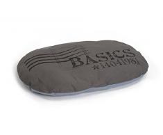 Beeztees 706309 Hundekissen Basics Oval, 97 x 67 cm, braun