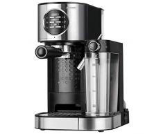 MPM MKW-07M Kaffeemaschine Express, 15 bar, fÃ¼r Espresso und Cappuccino, WarmhaltebehÃ¤lter 0,7 l, ErwÃ¤rmung Tassen, Edelstahl-Finish, Wassertank 1,2 l, zerlegbar, 1470 W