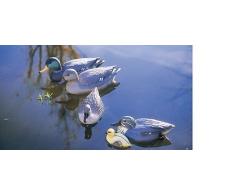 Oase Teichfigur Stockente Erpel, grau